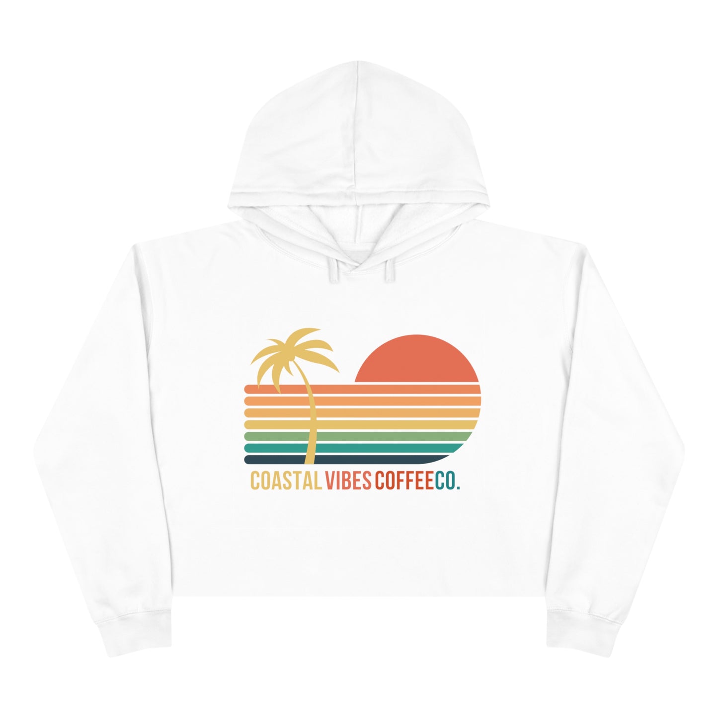 Surfside Sunset Cropped Hoodie