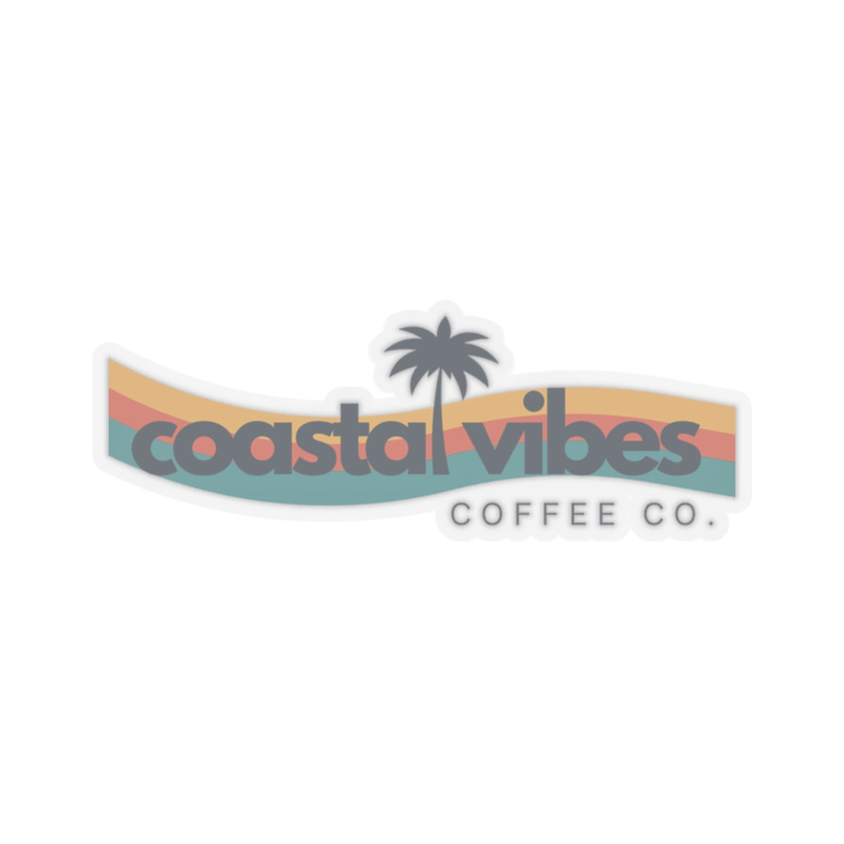 Coastal Vibes Kiss-Cut Stickers