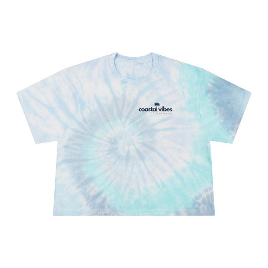 Ocean Aura - Women's Tie-Dye Crop Tee