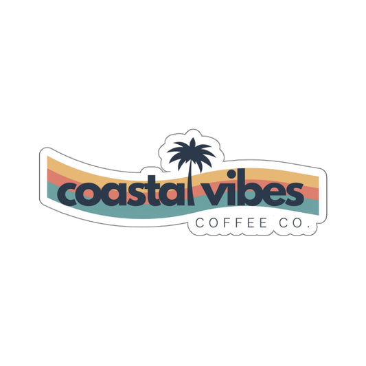 Coastal Vibes Kiss-Cut Stickers