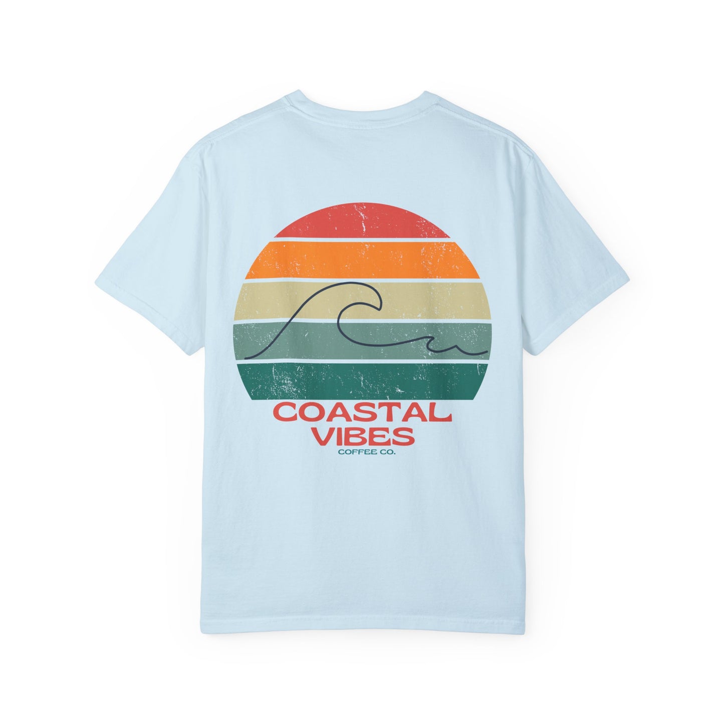 Ocean Waves Tee Back - Chambray