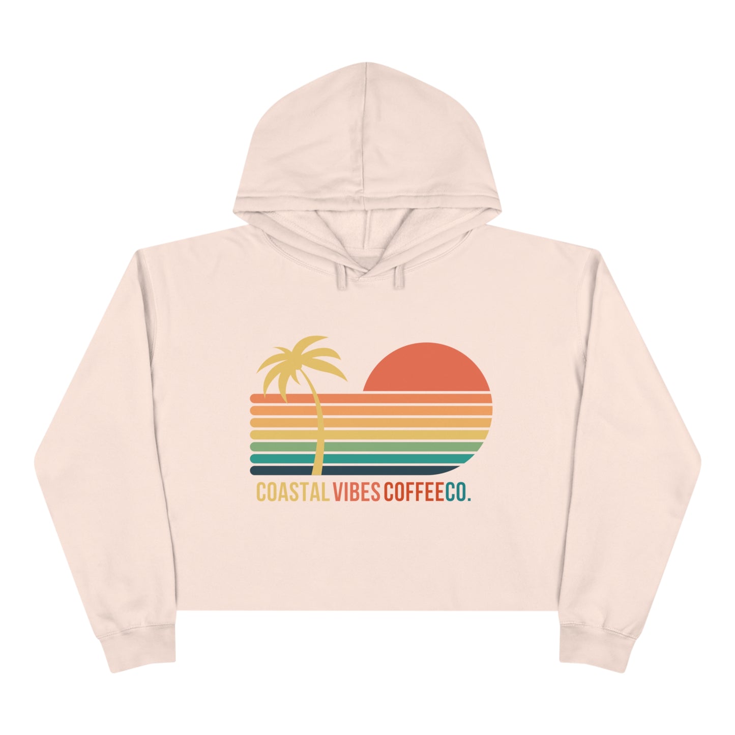 Surfside Sunset Cropped Hoodie